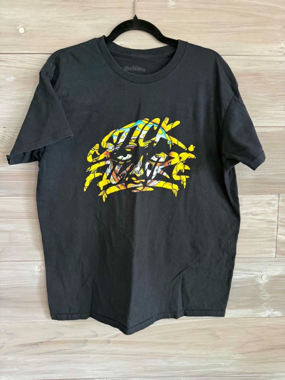 Sublime Stick Figure t-shirt Black Mens Large